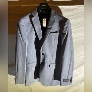 Express Men’s Suit - Dusty Blue Extra Slim - Jacket & Pants